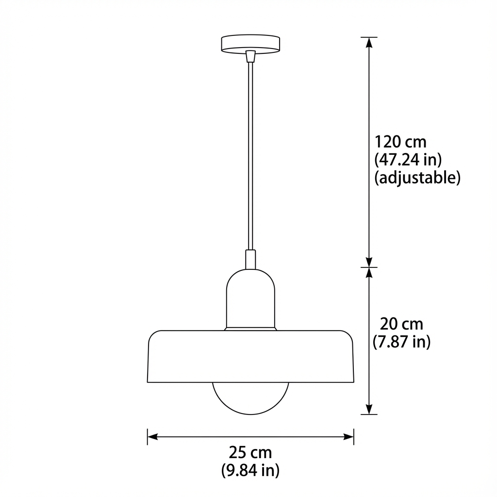 Kalle beige and white Bauhaus dual-tone glass pendant light hanging above a dining table
