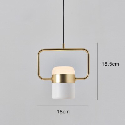 La Scène 3-head Nordic LED chandelier in white hanging above a kitchen island